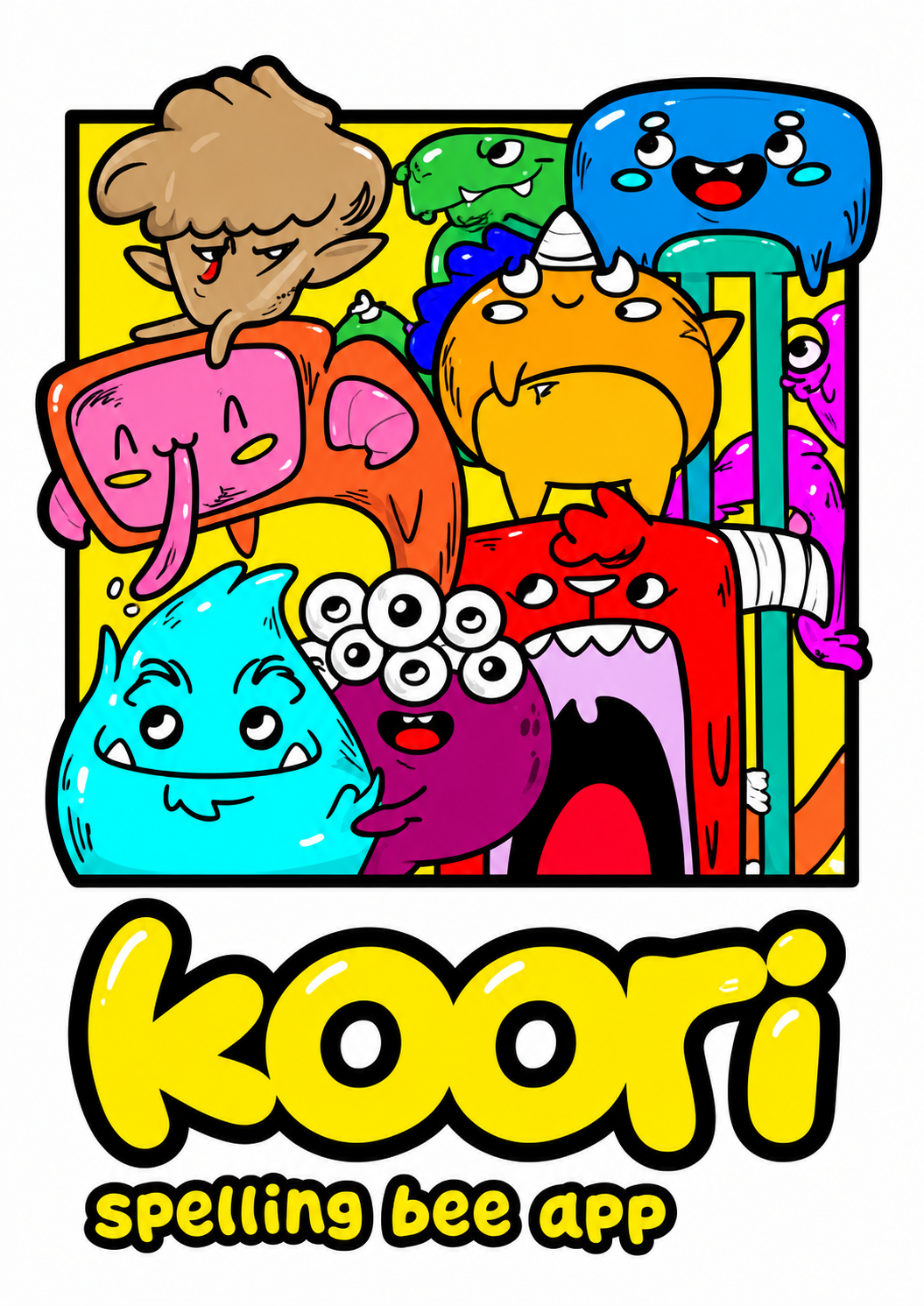 Koori Spelling Bee game interface and visual assets